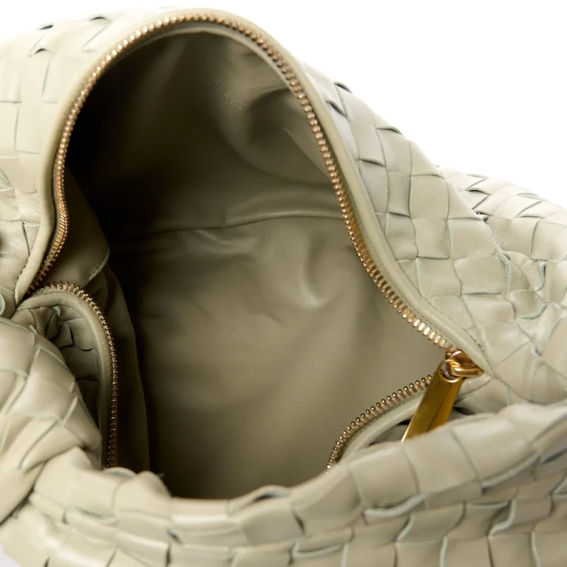 BOTTEGA VENETA MAXI TEEN INTRECCIATO JODIE HOBO TRAVERTINE NAPPA LEATHER - Image 7