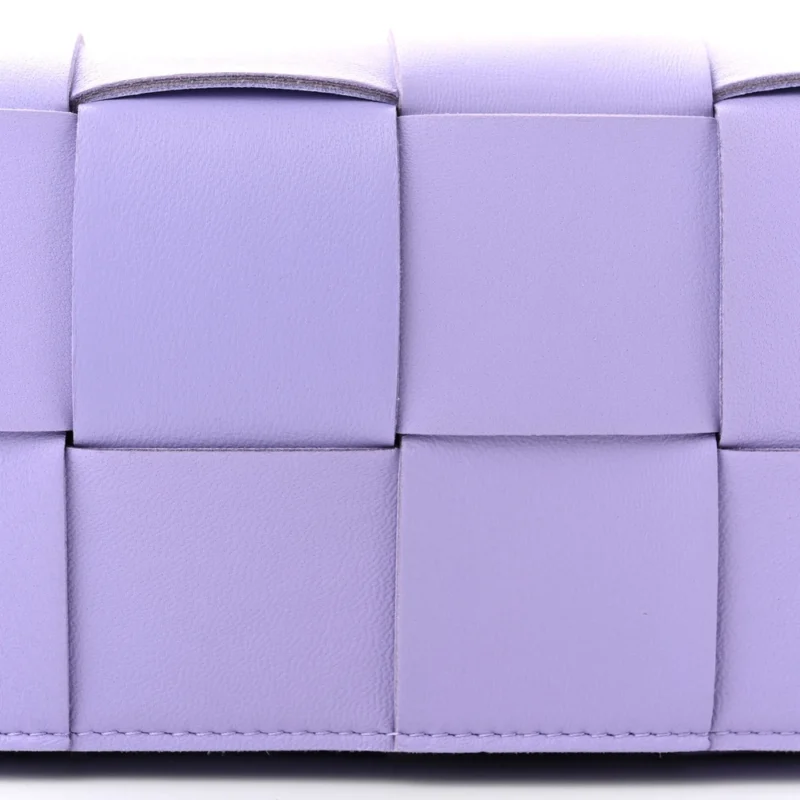 BOTTEGA VENETA MAXI INTRECCIO THE BELT CASSETTE BAG WISTERIA NAPPA LEATHER - Image 8