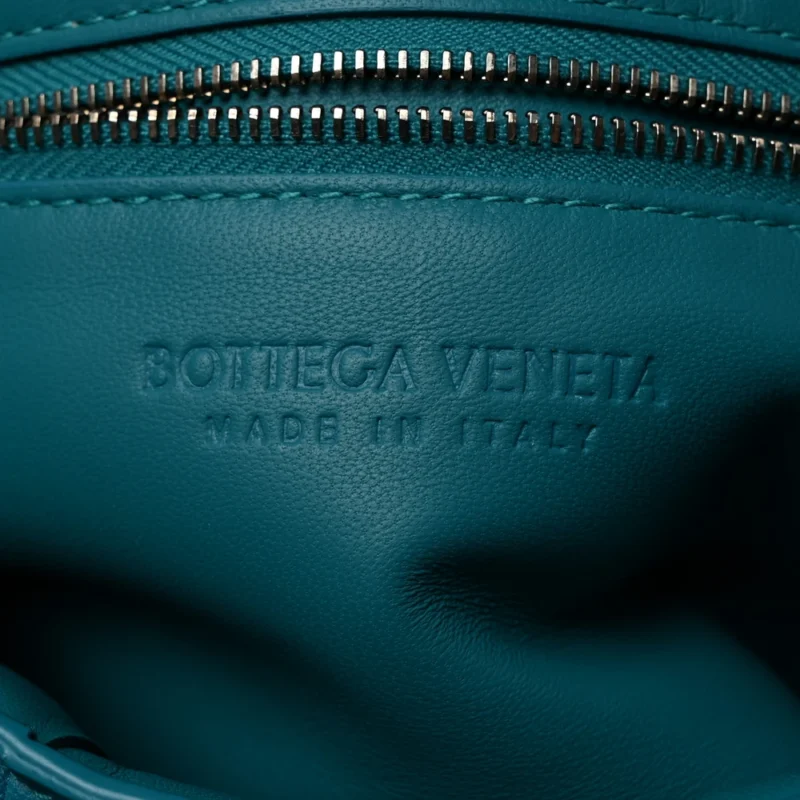 BOTTEGA VENETA MAXI INTRECCIO PADDED CASSETTE CROSSBODY BAG BLASTER NAPPA LEATHER SILVER HARDWARE - Image 2