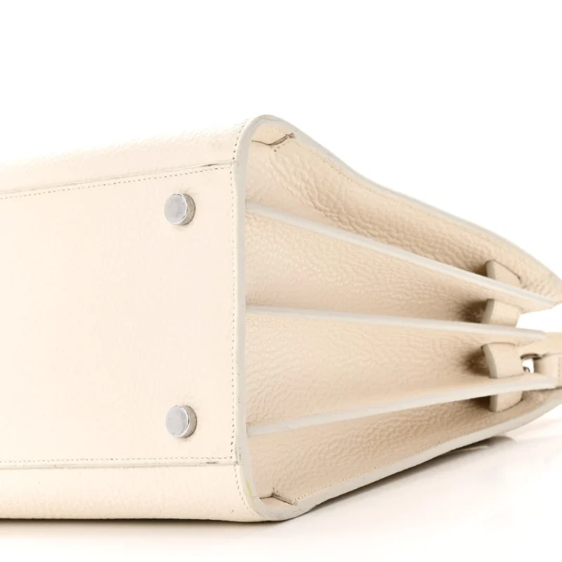 SAINT LAURENT SMALL SAC DE JOUR DOVE WHITE GRAINED CALFSKIN LEATHER - Image 5