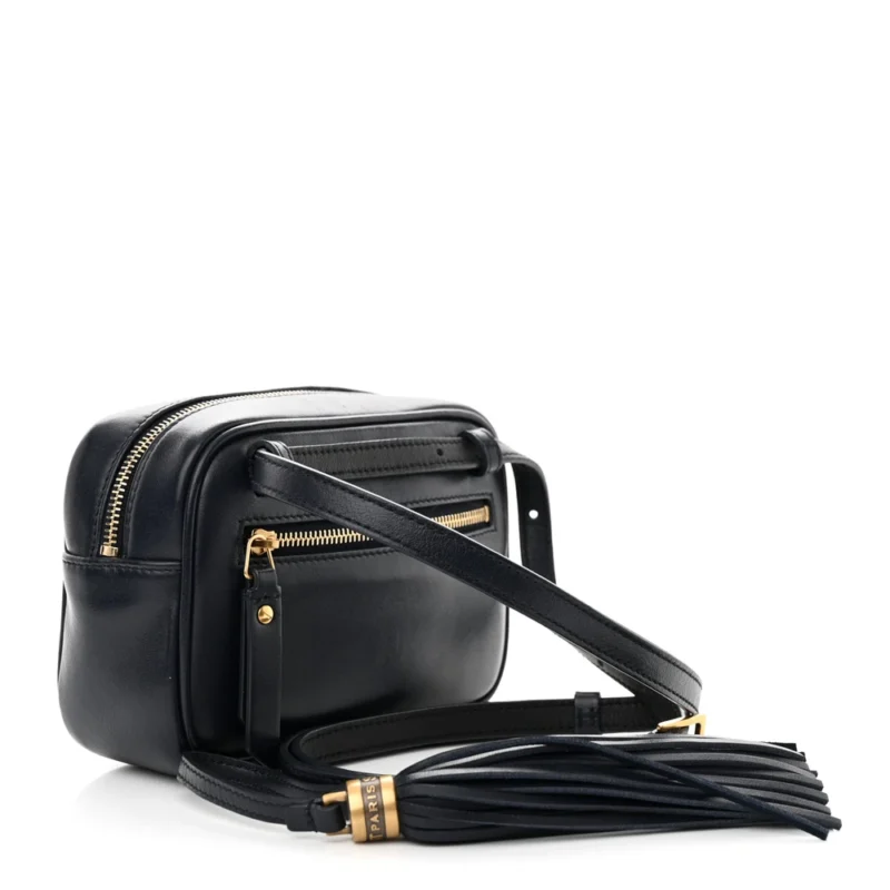 SAINT LAURENT SMALL LOU BELT BAG DEEP MARINE MONOGRAM CALFSKIN MATELASSE LEATHER GOLD HARDWARE - Image 3