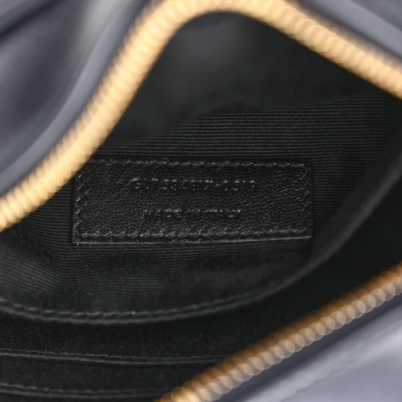 SAINT LAURENT SMALL LOU BELT BAG DEEP MARINE MONOGRAM CALFSKIN MATELASSE LEATHER GOLD HARDWARE - Image 7