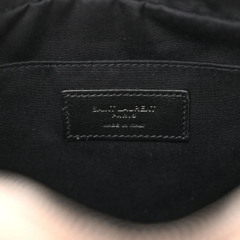 SAINT LAURENT MEDIUM LOU CAMERA BAG DARK BEIGE MONOGRAM CALFSKIN MATELASSE LEATHER RUTHENIUM HARDWARE - Image 2