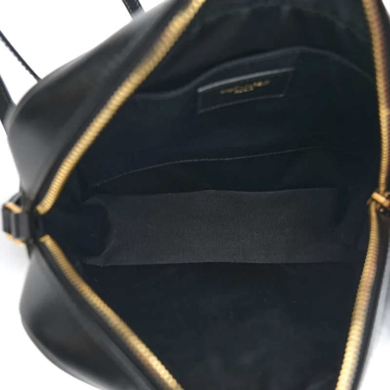 SAINT LAURENT MEDIUM LOU CAMERA BAG BLACK MONOGRAM CALFSKIN MATELASSE LEATHER GOLD HARDWARE - Image 7