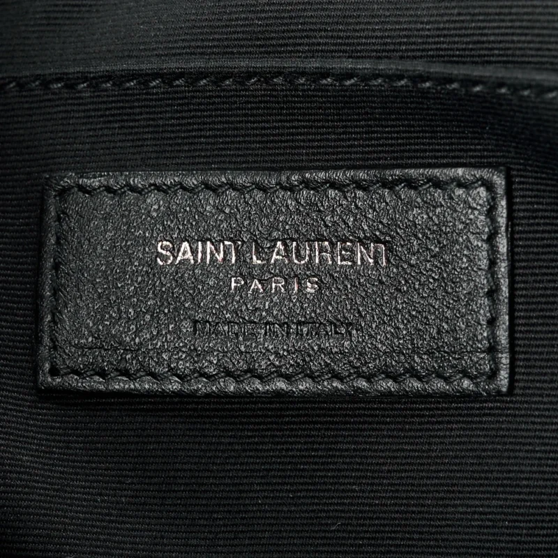 SAINT LAURENT MEDIUM LOU CAMERA BAG BLACK MONOGRAM CALFSKIN MATELASSE LEATHER BLACK HARDWARE - Image 2