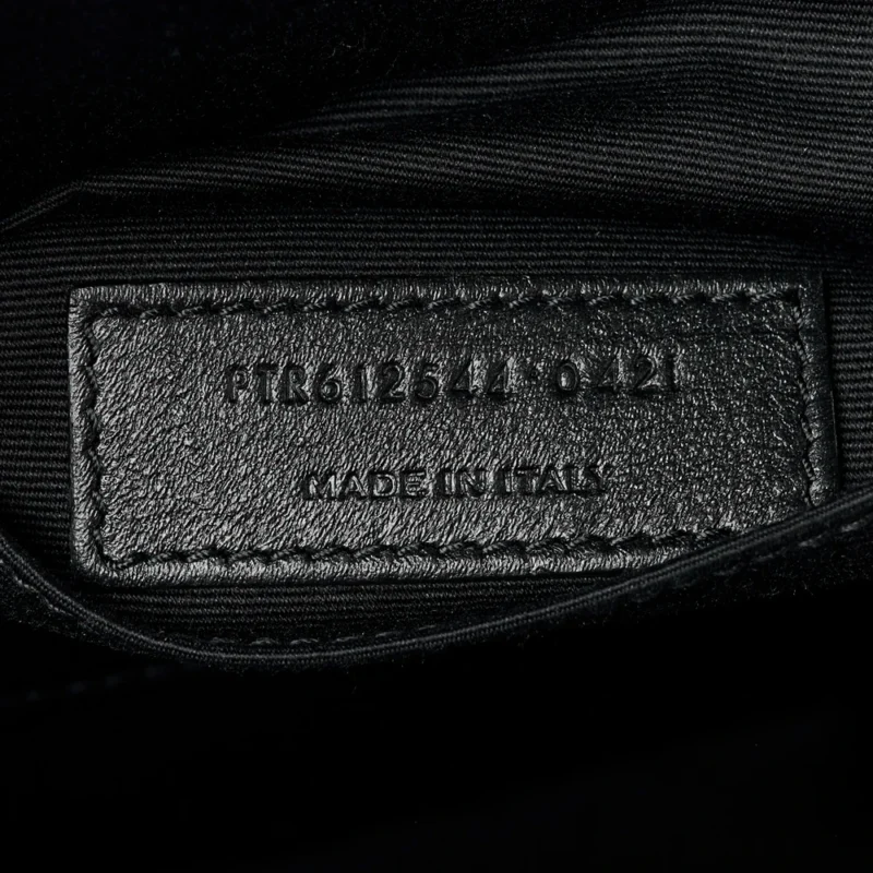 SAINT LAURENT MEDIUM LOU CAMERA BAG BLACK MONOGRAM CALFSKIN MATELASSE LEATHER BLACK HARDWARE - Image 10