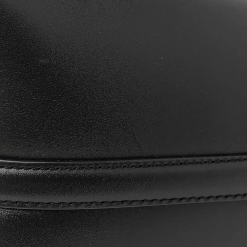 SAINT LAURENT MEDIUM LE 37 BUCKET BAG BLACK SHINY CALFSKIN LEATHER GOLD HARDWARE - Image 11