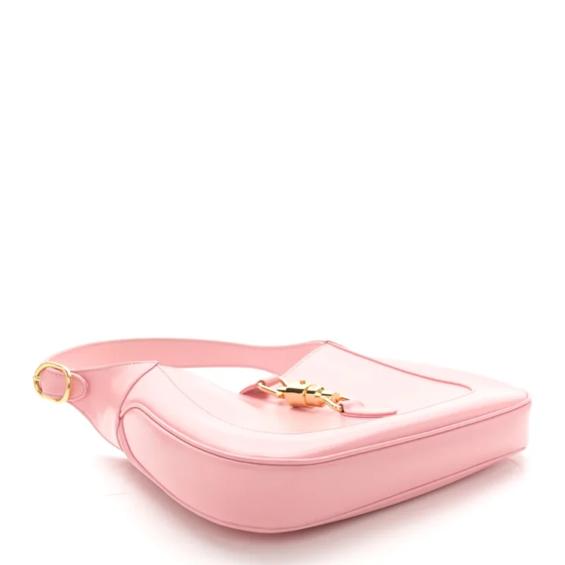 GUCCI SMALL JACKIE 1961 HOBO WILD ROSE BOARDED DYANA LUX CALFSKIN LEATHER GOLD HARDWARE - Image 6