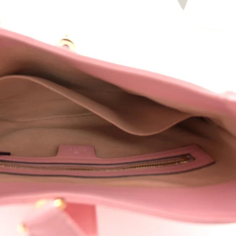 GUCCI SMALL JACKIE 1961 HOBO WILD ROSE BOARDED DYANA LUX CALFSKIN LEATHER GOLD HARDWARE - Image 7