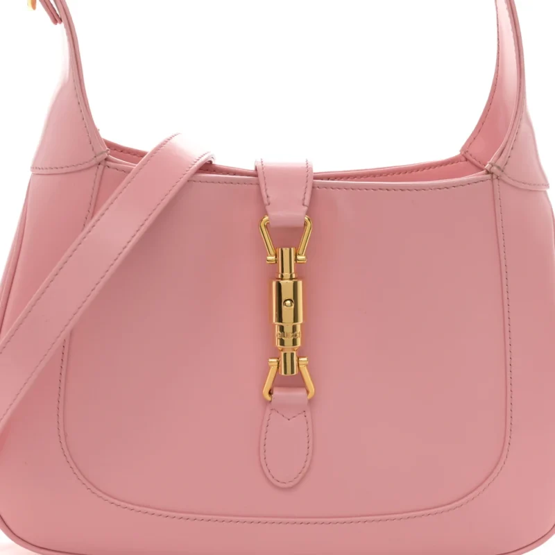 GUCCI SMALL JACKIE 1961 HOBO WILD ROSE BOARDED DYANA LUX CALFSKIN LEATHER GOLD HARDWARE - Image 8