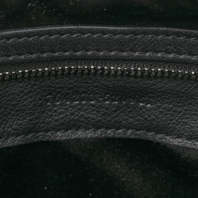 GUCCI SMALL JACKIE 1961 HOBO BLACK GG MONOGRAM VELVET SILVER HARDWARE - Image 9