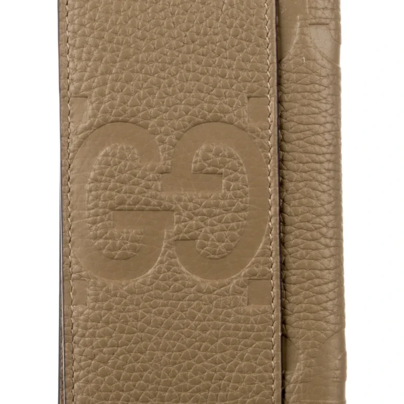 GUCCI MEDIUM BIFOLD WALLET BROWN JUMBO GG PRINTED CALFSKIN LEATHER - Image 2