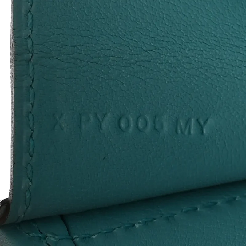 HERM??S JIGE ELAN 29 CLUTCH BLEU ATOLL SWIFT LEATHER - Image 6