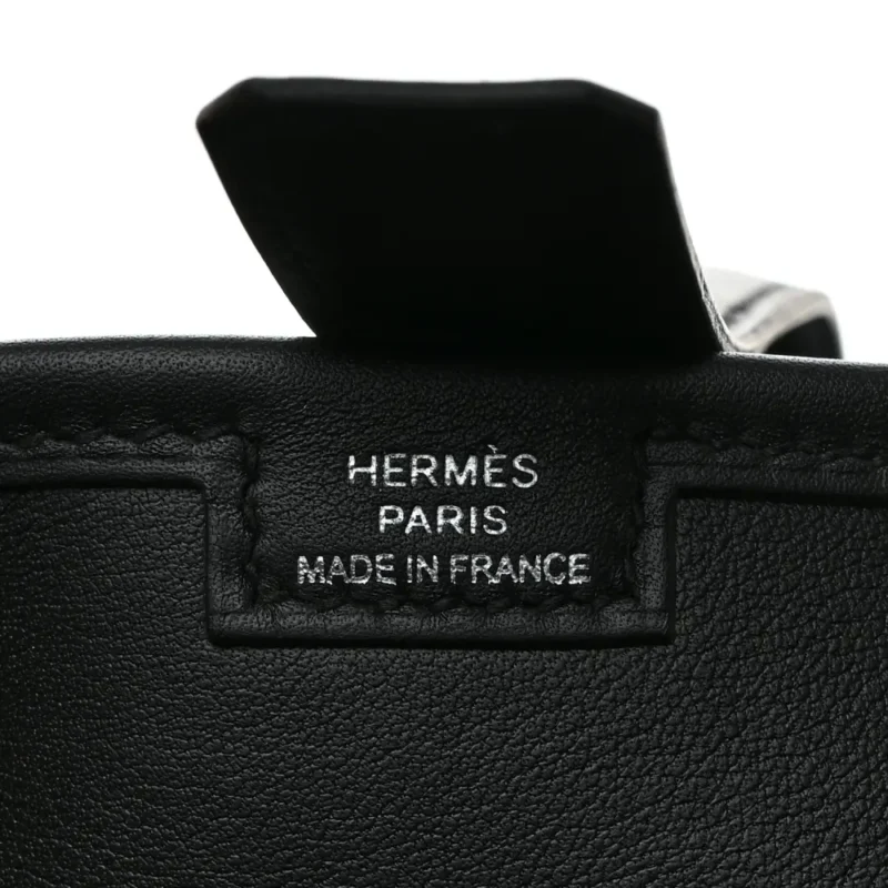 HERM??S JIGE ELAN 29 CLUTCH BLACK SWIFT LEATHER - Image 2