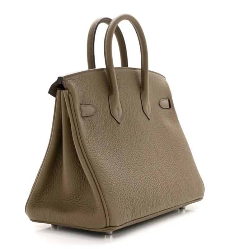 HERM??S BIRKIN 25 TOUNDRA TOGO LEATHER PALLADIUM HARDWARE - Image 3