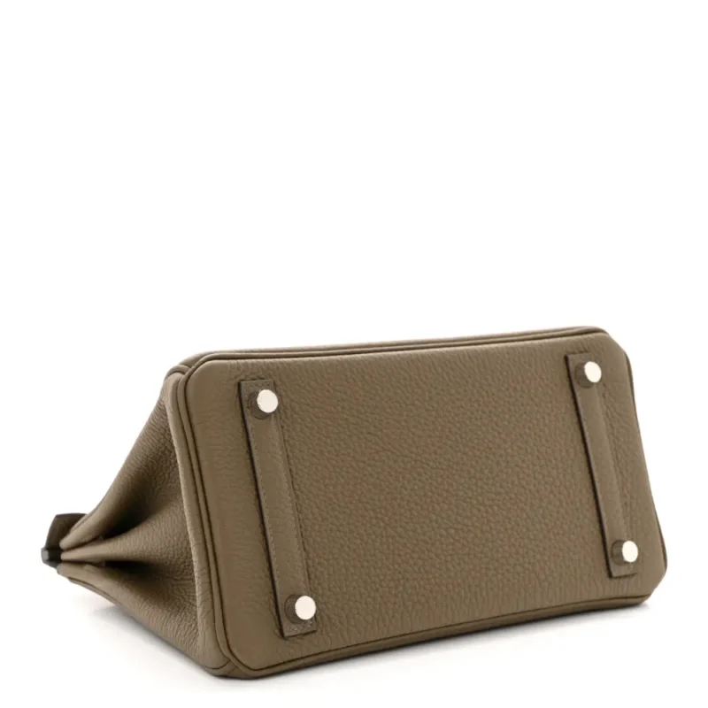 HERM??S BIRKIN 25 TOUNDRA TOGO LEATHER PALLADIUM HARDWARE - Image 6