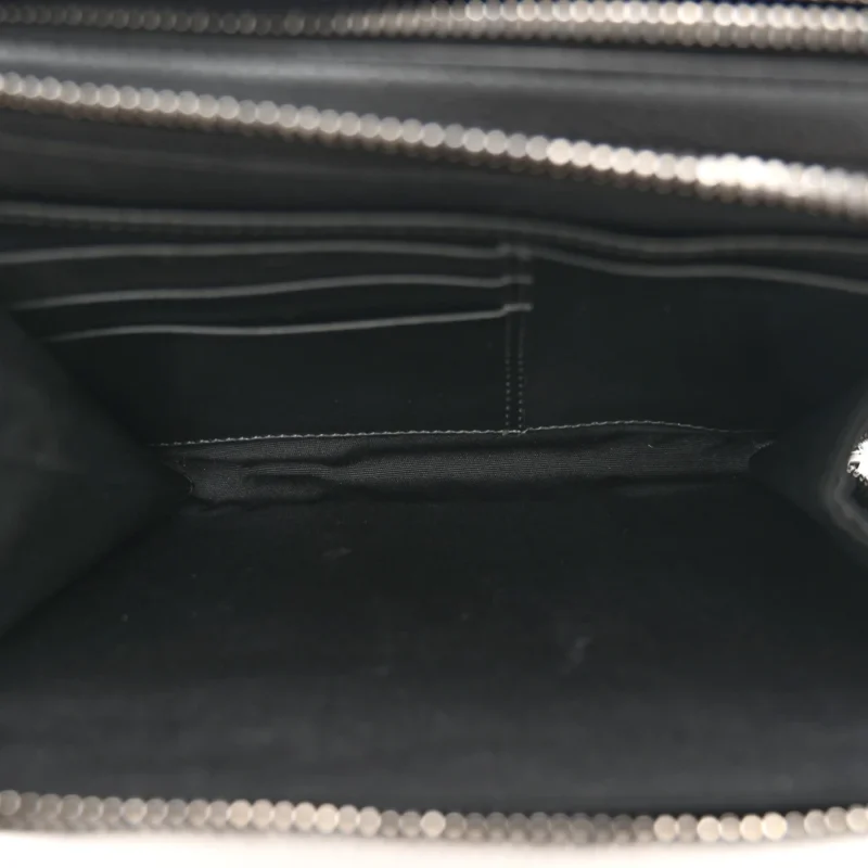 DIOR SMALL SADDLE MESSENGER POUCH BLUE OBLIQUE CANVAS SILVER HARDWARE - Image 7