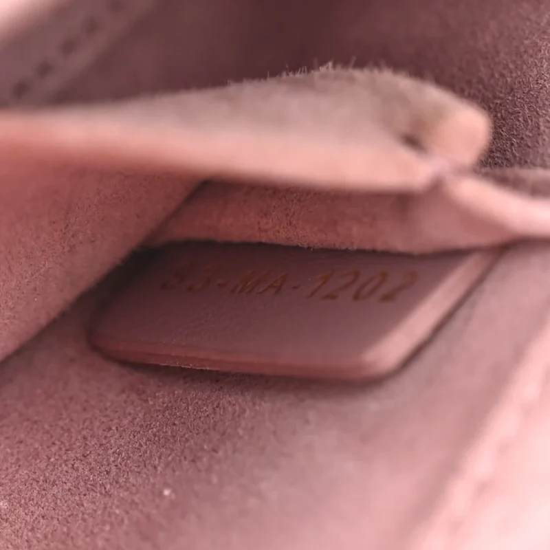 DIOR SMALL LADY D-JOY PEONY PINK CANNAGE LAMBSKIN LEATHER GOLD HARDWARE - Image 10