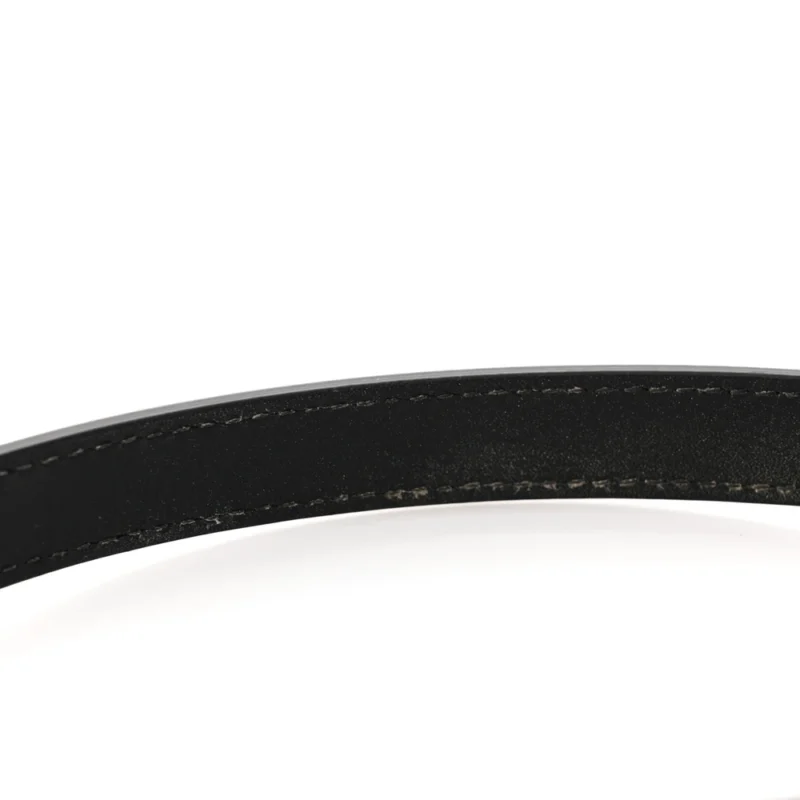 DIOR MINI SADDLE BAG BLACK ULTRA MATTE CALFSKIN LEATHER MATTE BLACK HARDWARE - Image 10