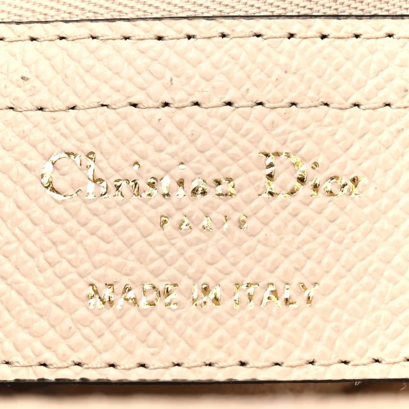DIOR MEDIUM SADDLE BAG WITH STRAP HAZELNUT GRAINED CALFSKIN LEATHER GOLD HARDWARE - Image 2