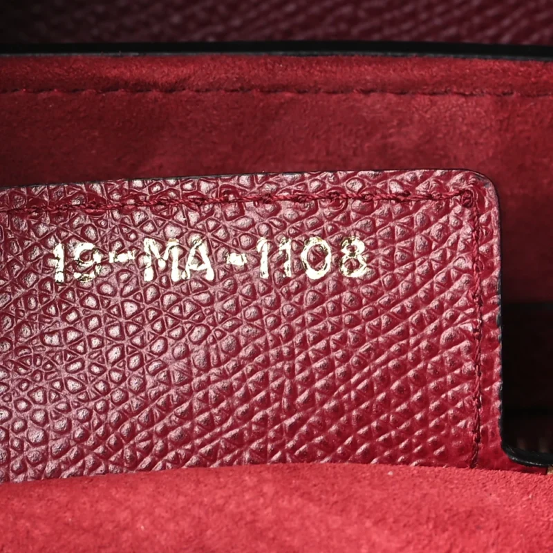 DIOR MEDIUM SADDLE BAG RED GRAINED CALFSKIN LEATHER BRASS HARDWARE - Image 10