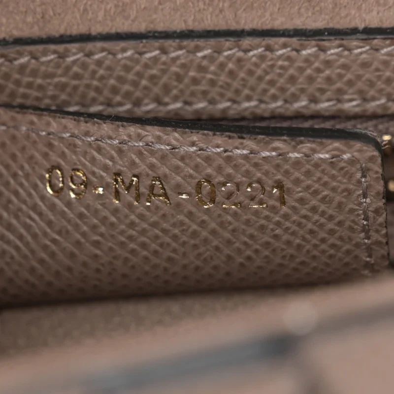 DIOR MEDIUM SADDLE BAG WARM TAUPE GRAINED CALFSKIN LEATHER GOLD HARDWARE - Image 13