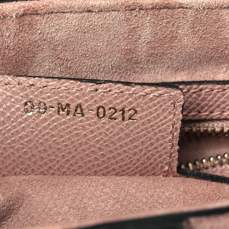 DIOR MEDIUM SADDLE BAG FARD GRAINED CALFSKIN LEATHER GOLD HARDWARE - Image 9