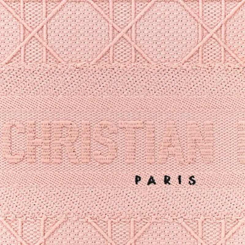 DIOR MEDIUM LADY D-LITE BOIS DE ROSE CANNAGE EMBROIDERED CANVAS GOLD HARDWARE - Image 8