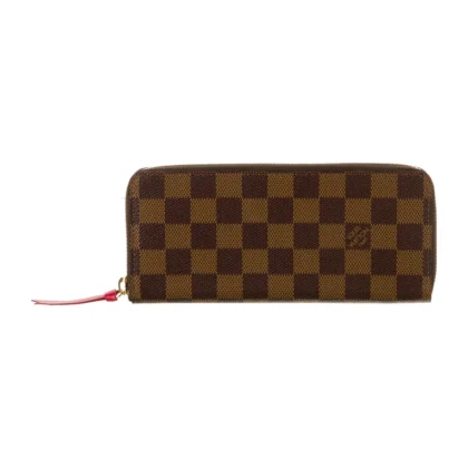 LOUIS VUITTON SMALL VICTORINE WALLET DAMIER AZUR COATED CANVAS GOLD HARDWARE