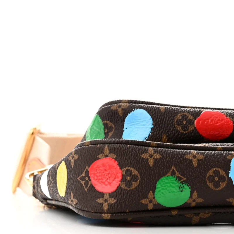 LOUIS VUITTON MULTI POCHETTE ACCESSORIES PM LV X YK MONOGRAM CANVAS GOLD HARDWARE - Image 4