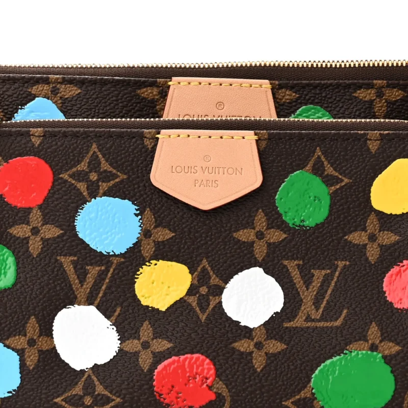 LOUIS VUITTON MULTI POCHETTE ACCESSORIES PM LV X YK MONOGRAM CANVAS GOLD HARDWARE - Image 8