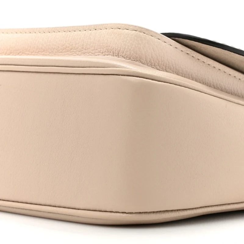LOUIS VUITTON LOCKME TENDER GREIGE GRAINED CALFSKIN LEATHER GOLD HARDWARE - Image 5