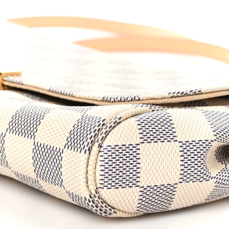 LOUIS VUITTON FAVORITE MM DAMIER AZUR CANVAS GOLD HARDWARE - Image 4