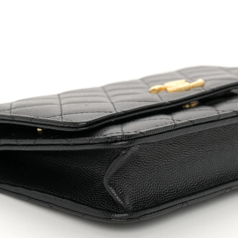 SHOP CHANEL WOC - BLACK QUILTED CAVIAR LEATHER - Image 4