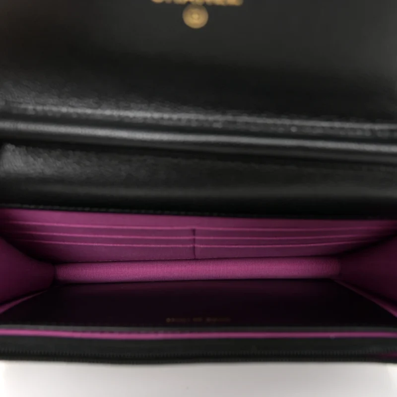 SHOP CHANEL WOC - BLACK QUILTED CAVIAR LEATHER - Image 7
