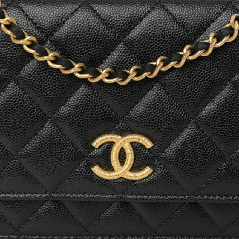 SHOP CHANEL WOC - BLACK QUILTED CAVIAR LEATHER - Image 8