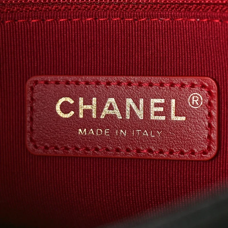 CHANEL TWIST YOUR BUTTONS HOBO MEDIUM BLACK QUILTED CAVIAR LEATHER AGED GOLD HARDWARE - Image 2