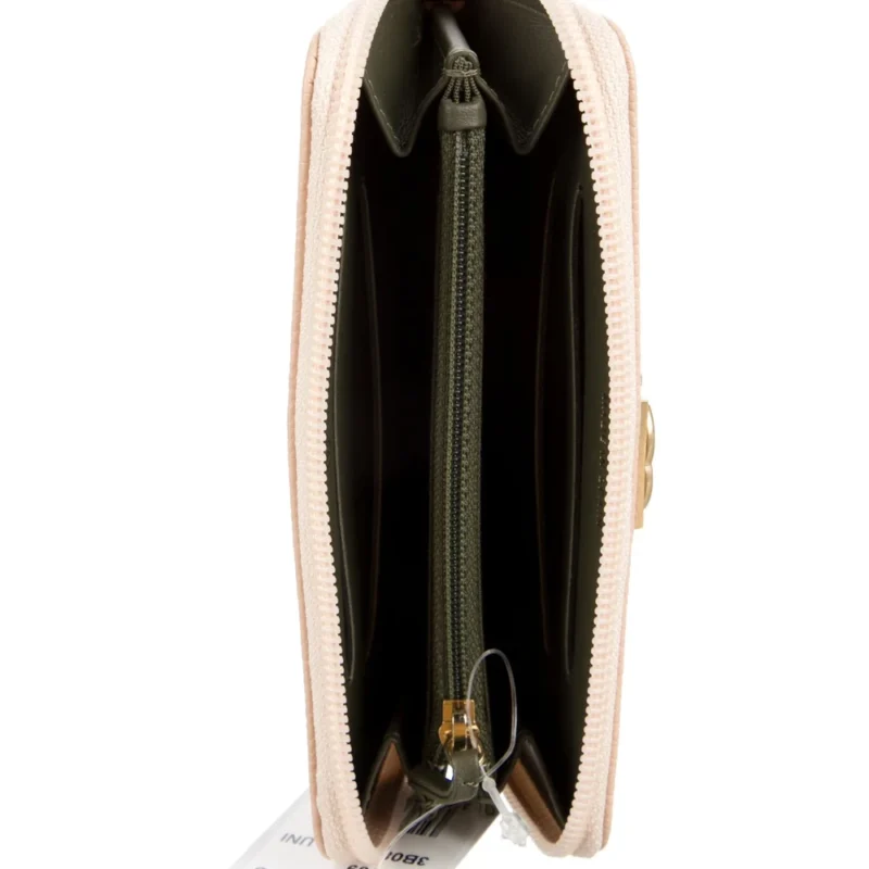 CHANEL MEDIUM BOY CONTINENTAL WALLET NEUTRALS QUILTED LEATHER GOLD HARDWARE - Image 4