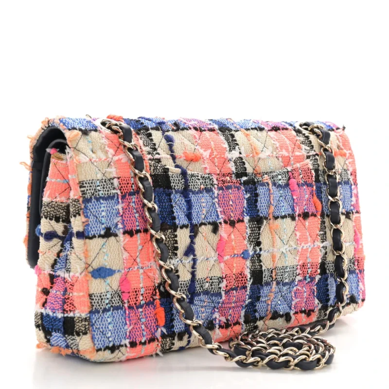 QUILTED TWEED HANDBAG | DESIGNER GRADE QUALITY - Image 3