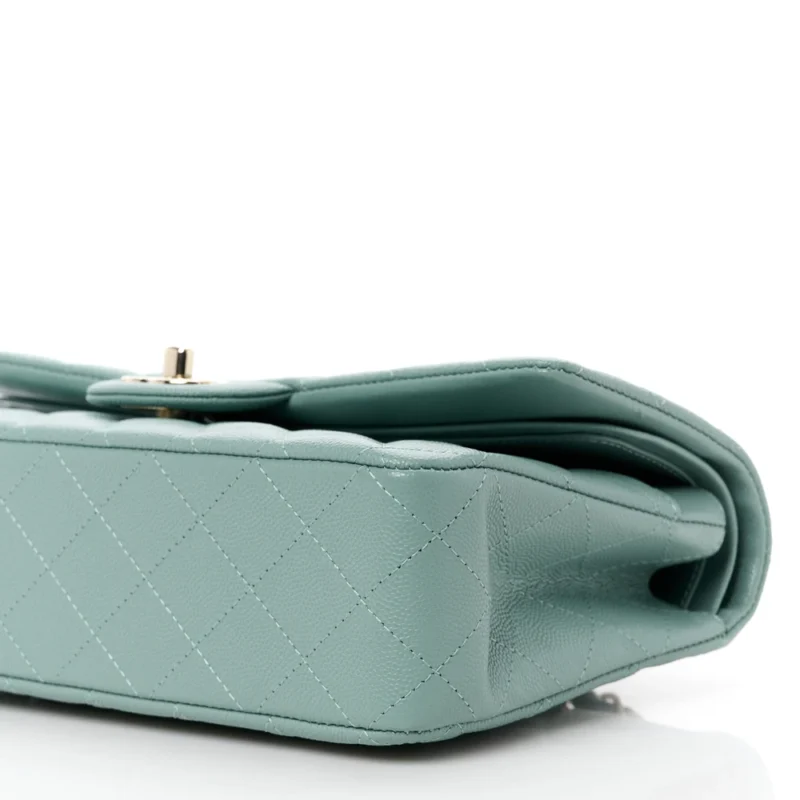 LUXURY CAVIAR CHANEL BAG ?C DARK GREEN - Image 5