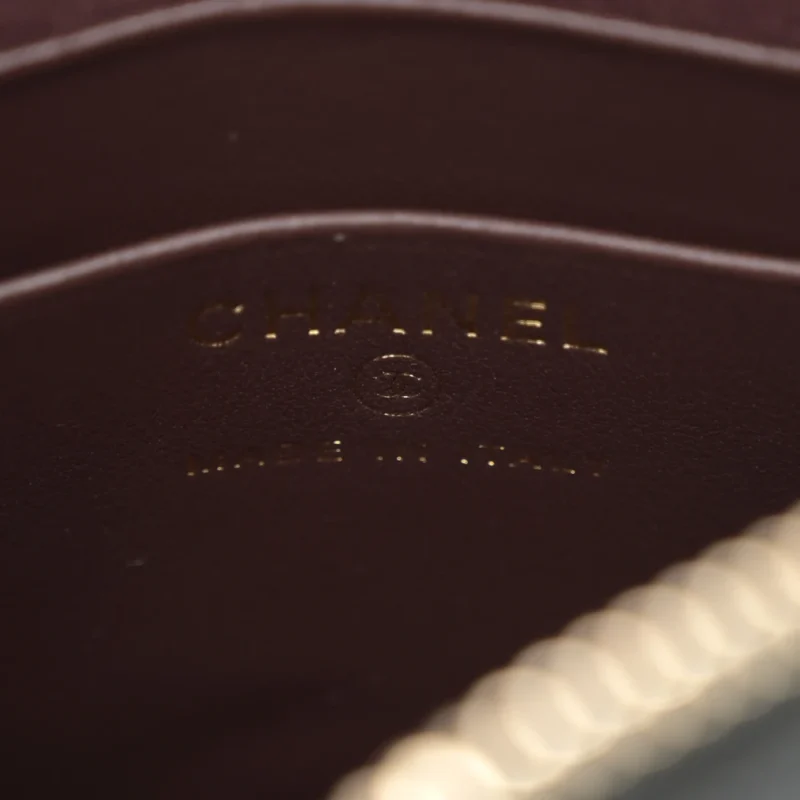 CHANEL CLASSIC CLUTCH WITH CHAIN SMALL BLACK QUILTED CAVIAR LEATHER LIGHT GOLD HARDWARE - Image 2