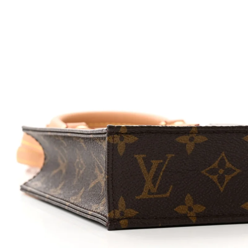 LOUIS VUITTON PETIT SAC PLAT BB MONOGRAM CANVAS GOLD HARDWARE - Image 4
