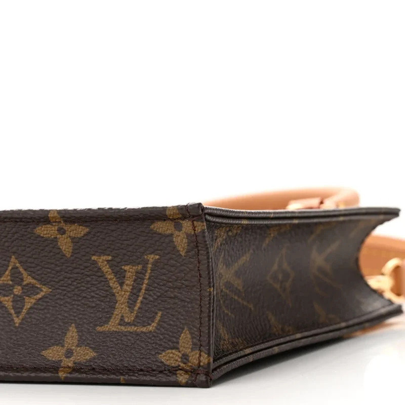 LOUIS VUITTON PETIT SAC PLAT BB MONOGRAM CANVAS GOLD HARDWARE - Image 5