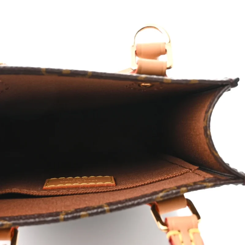LOUIS VUITTON PETIT SAC PLAT BB MONOGRAM CANVAS GOLD HARDWARE - Image 7