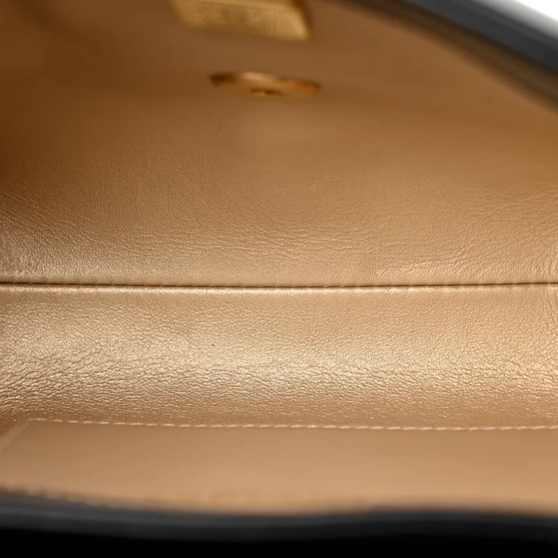 MINI FLAP BAG | QUALITY HANDBAGS QUILTED LAMBSKIN LEATHER SHOULDER BAGS - Image 7