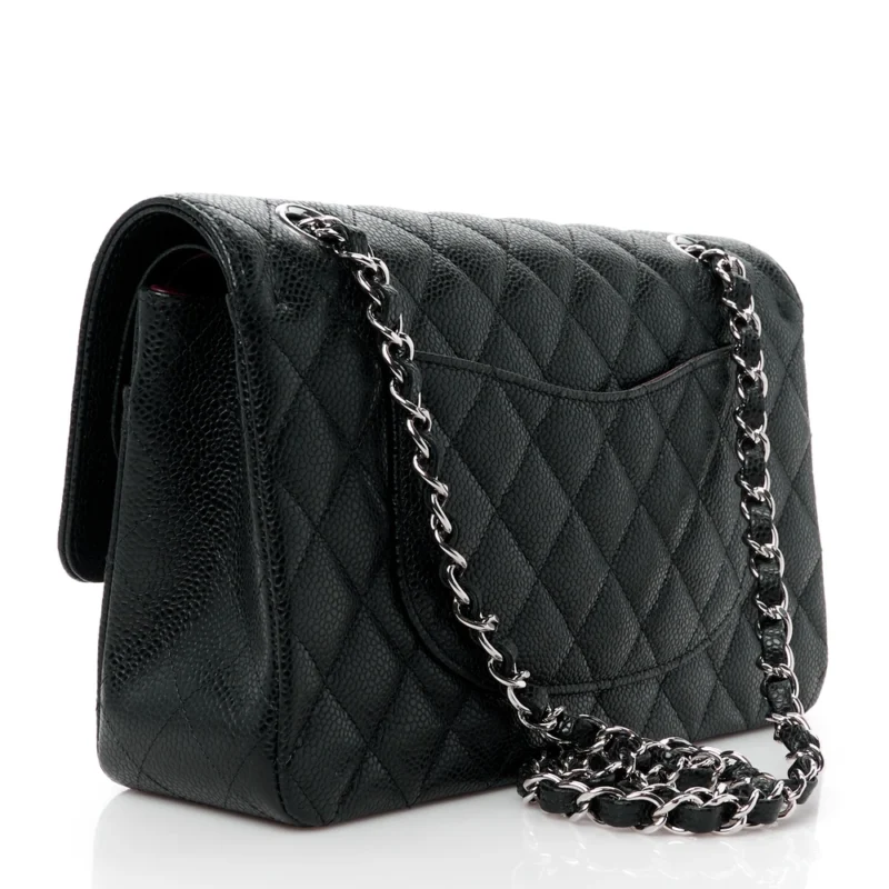 CHANEL DOUBLE FLAP MEDIUM | TIMELESS BLACK ELEGANCE - Image 2