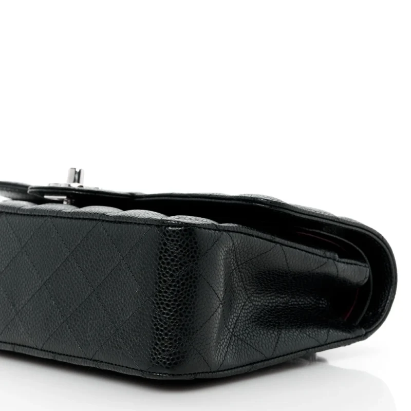 CHANEL DOUBLE FLAP MEDIUM | TIMELESS BLACK ELEGANCE - Image 4
