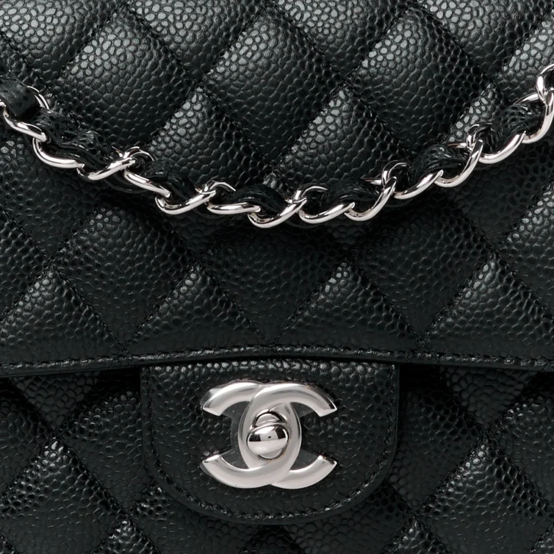 CHANEL DOUBLE FLAP MEDIUM | TIMELESS BLACK ELEGANCE - Image 6