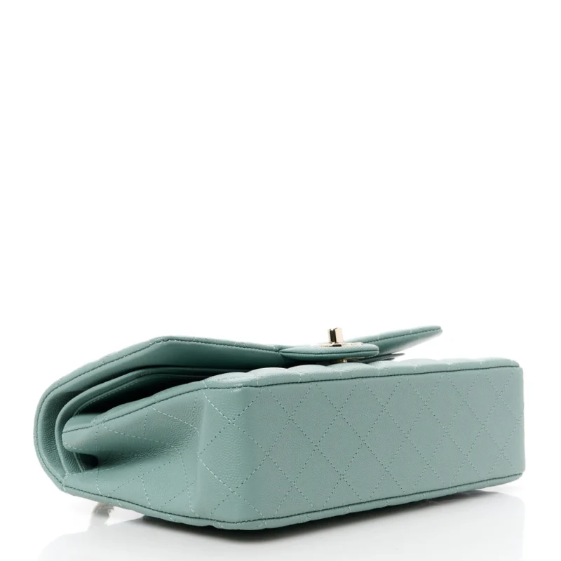 LUXURY CAVIAR CHANEL BAG ?C DARK GREEN - Image 6