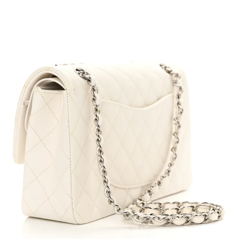 DESIGNER HANDBAGS | CHANEL DOUBLE FLAP MEDIUM - Image 3